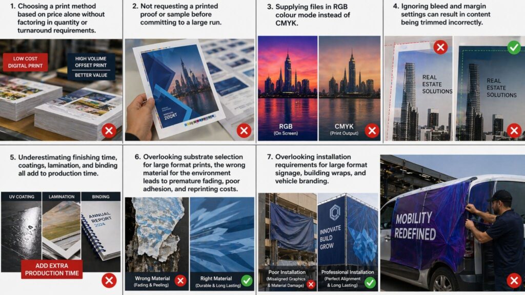 Common Mistakes to Avoid When Choosing Printing Services