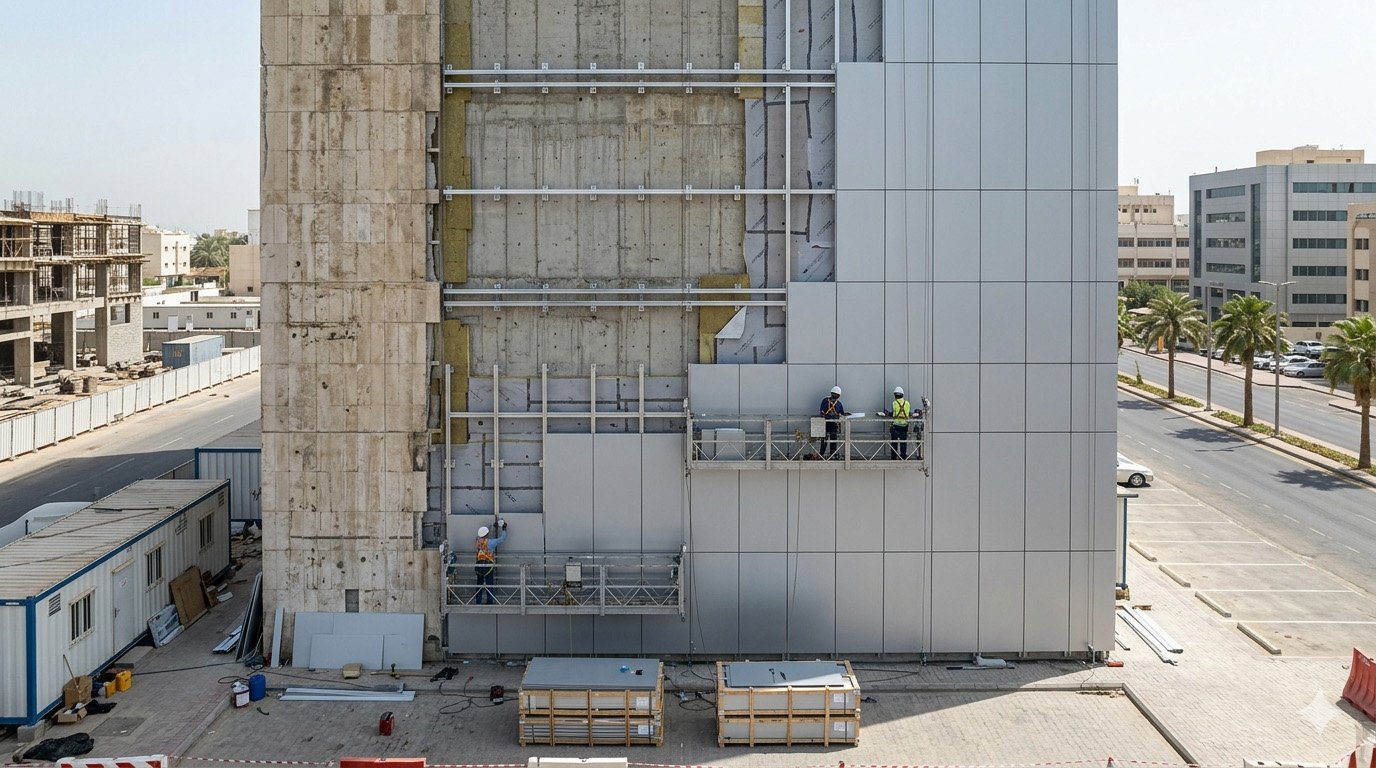 ACP Re Cladding Works