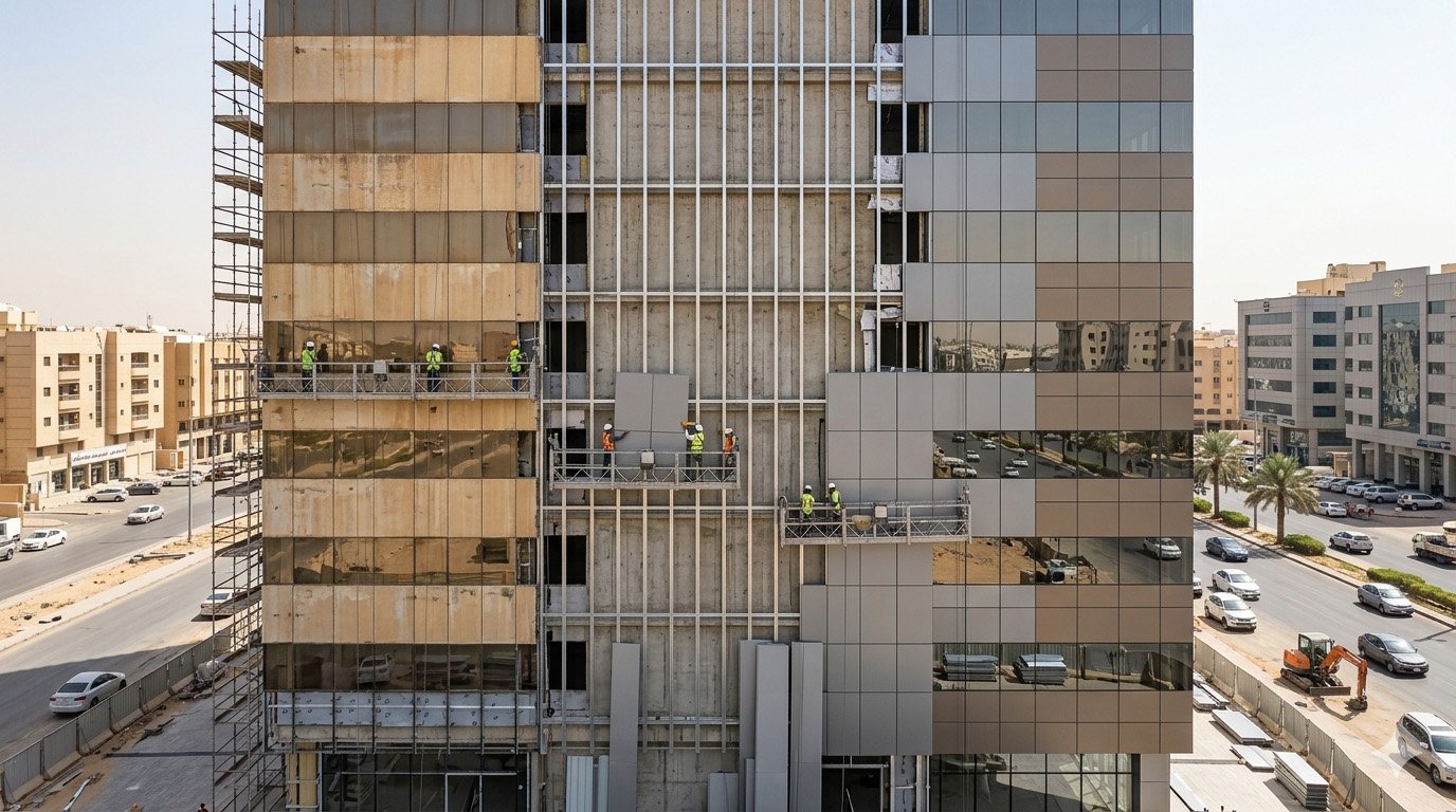 Aluminum Facade Re Cladding