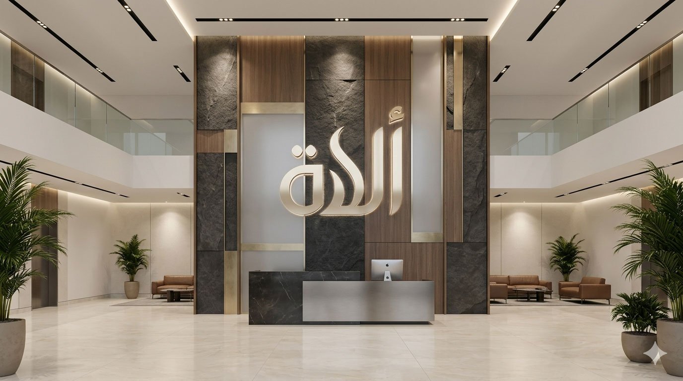 Back Panel Mounted Reception Logos 1