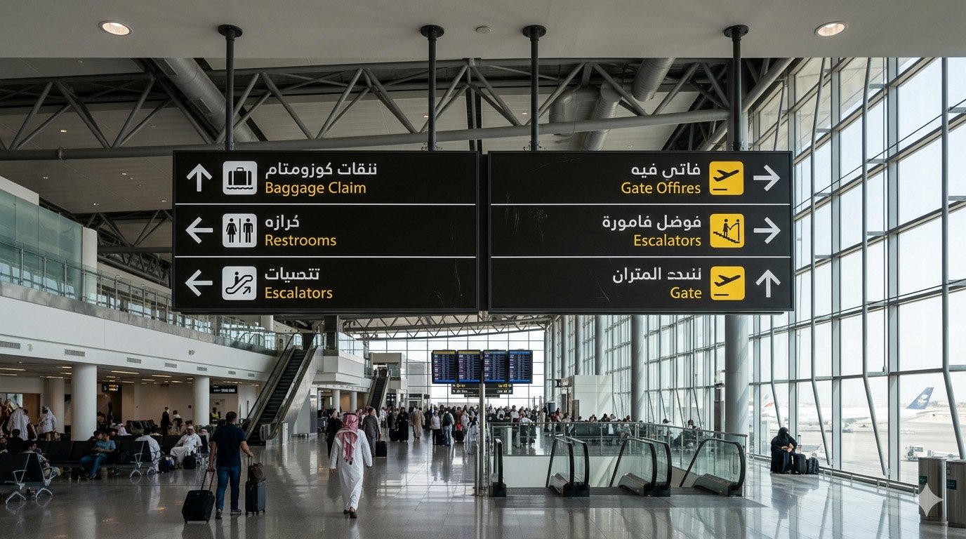 Ceiling Suspended Directional Signs