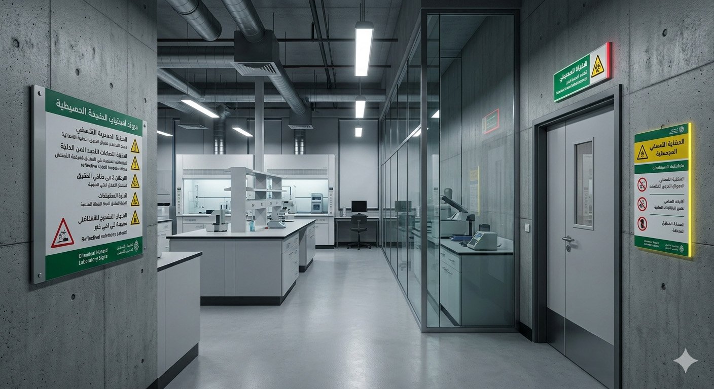 Chemical Hazard Laboratory Signs