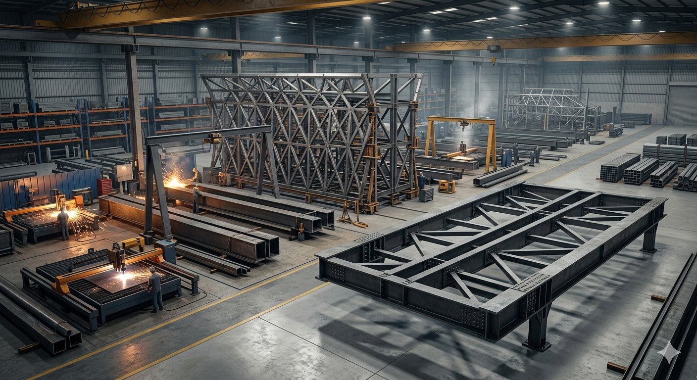 Custom Steel Structure Fabrication