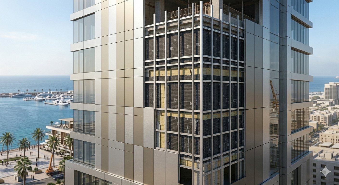 Exterior Building Facade Cladding