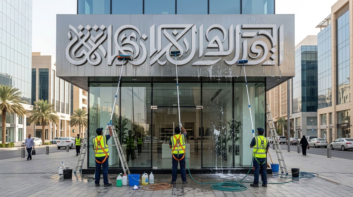Exterior Sign Cleaning 1
