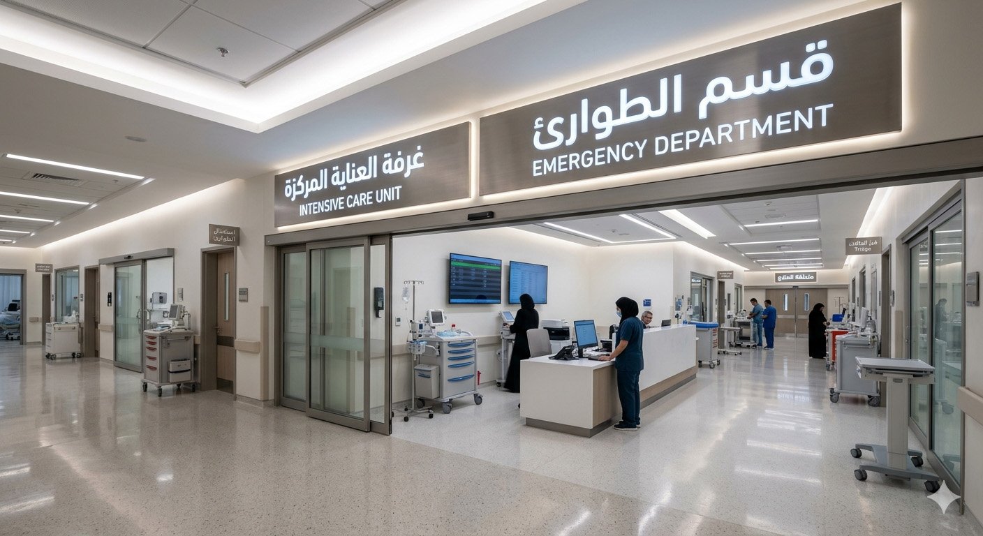 ICU Emergency Room Signs
