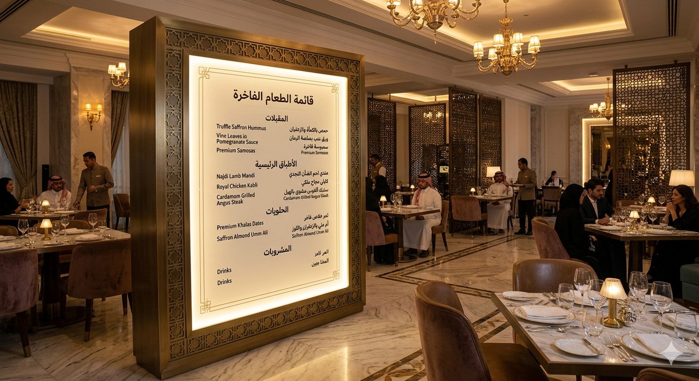 LED Backlit Menu Boards