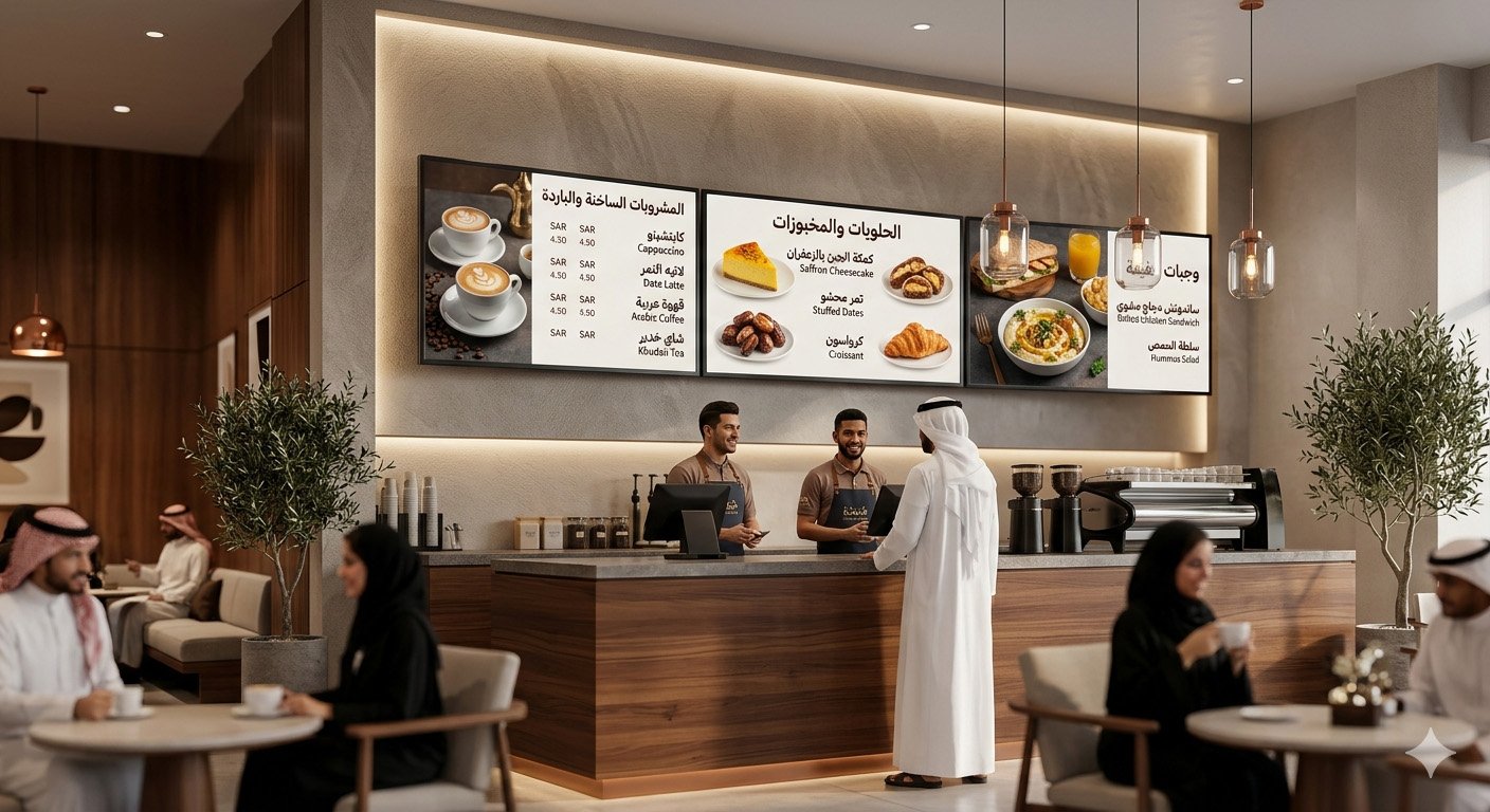 Restaurant Digital Display Screens