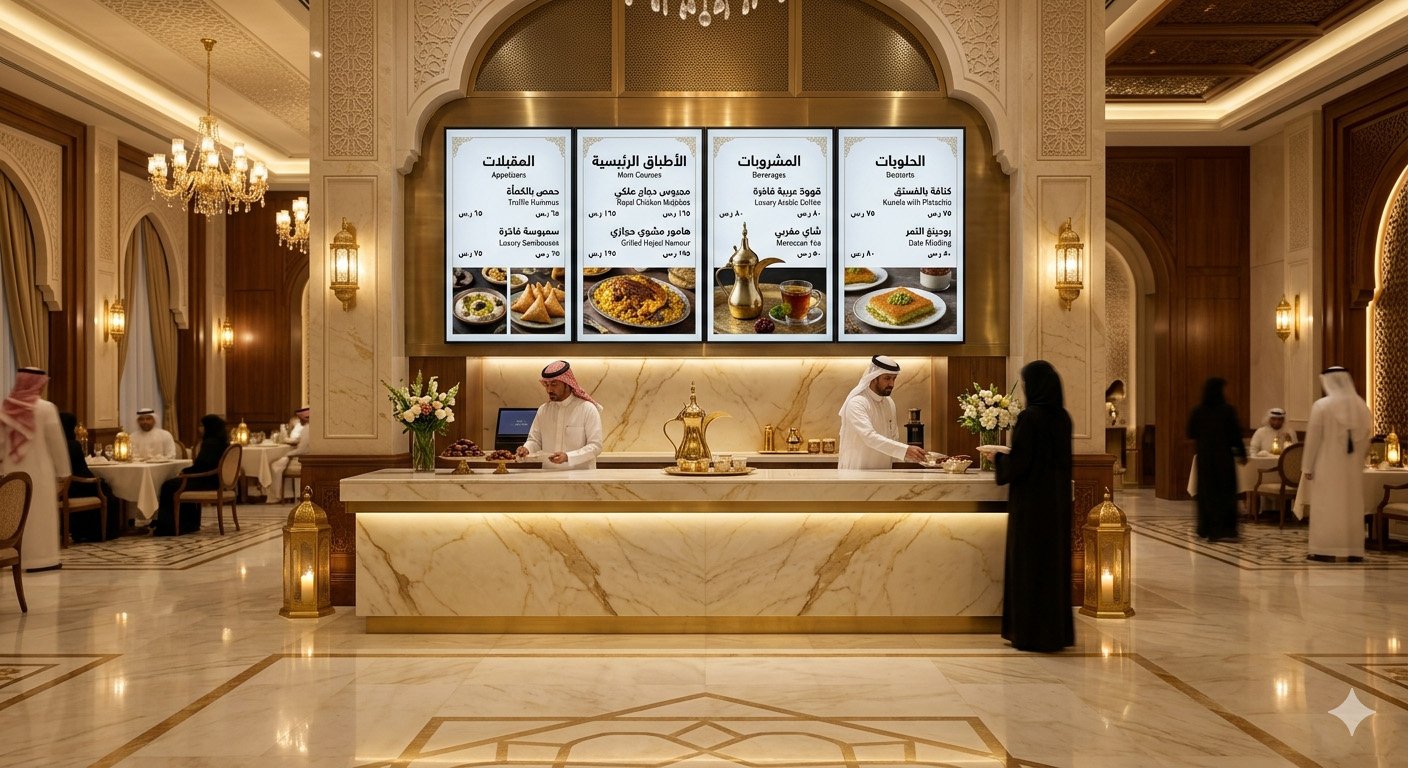 Split Screen Menu Boards