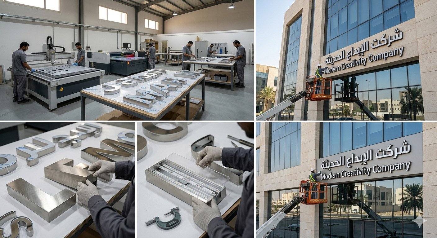 3D FABRICATED SIGNAGE
