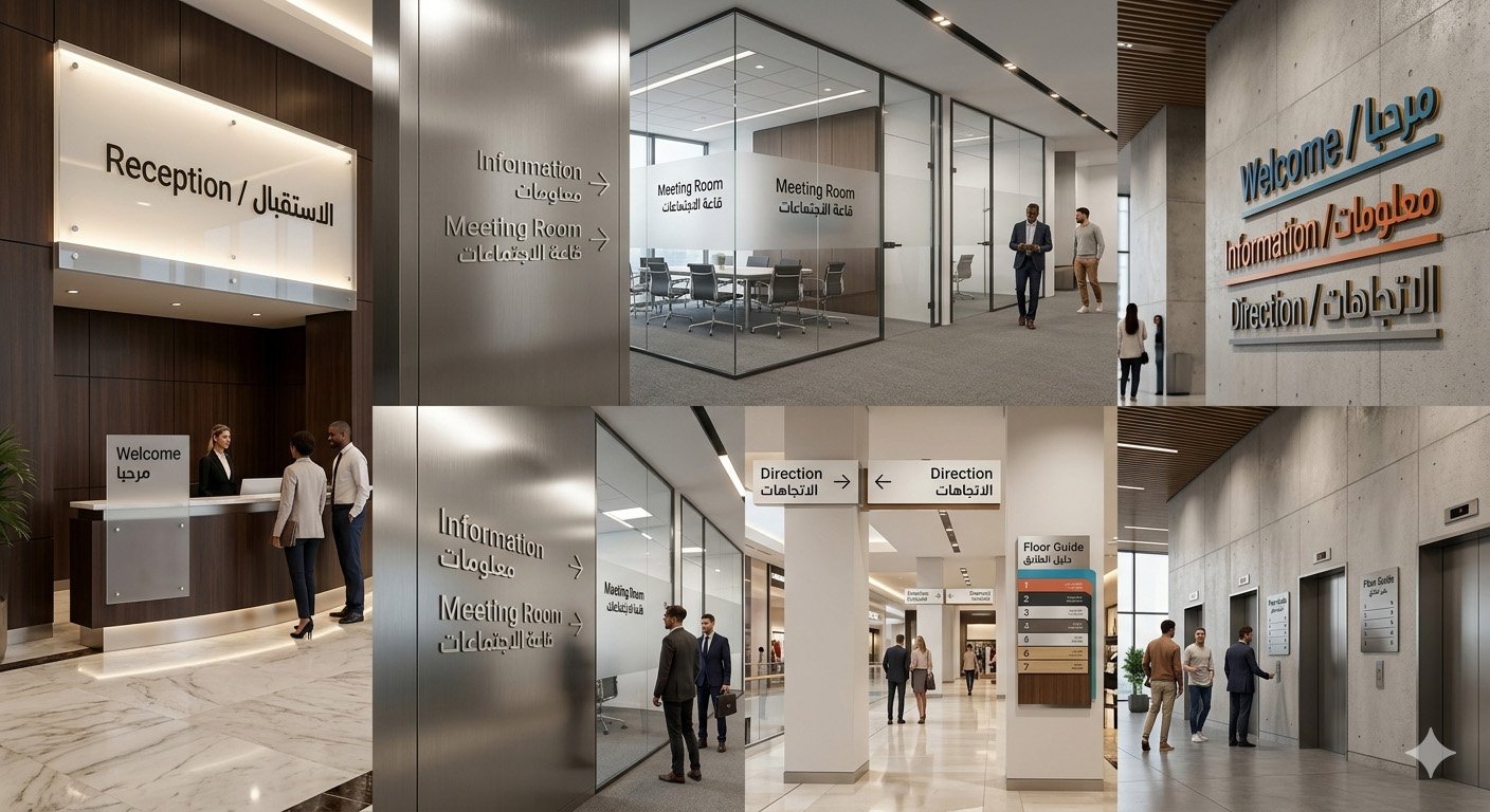 ACRYLIC MATERIAL BASED SIGNAGE
