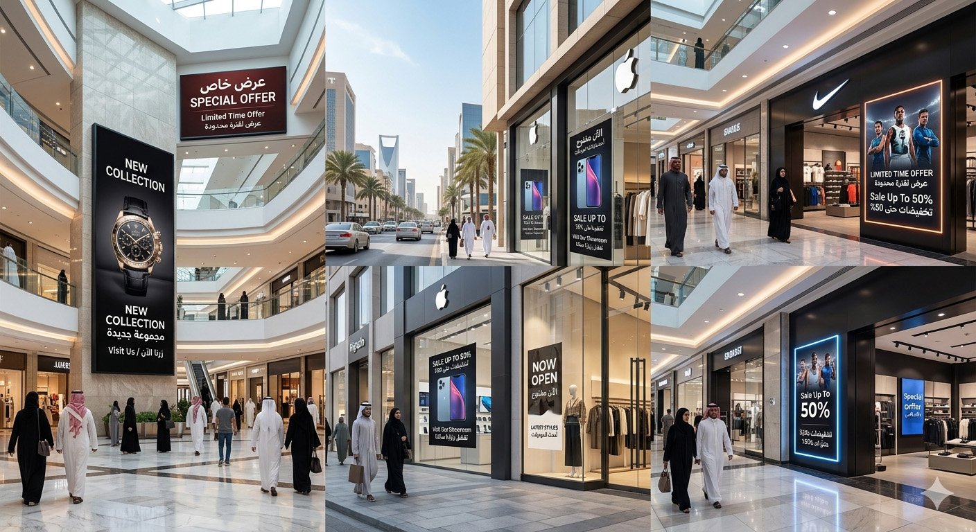 ADVERTISING RETAIL DIGITAL SIGNAGE