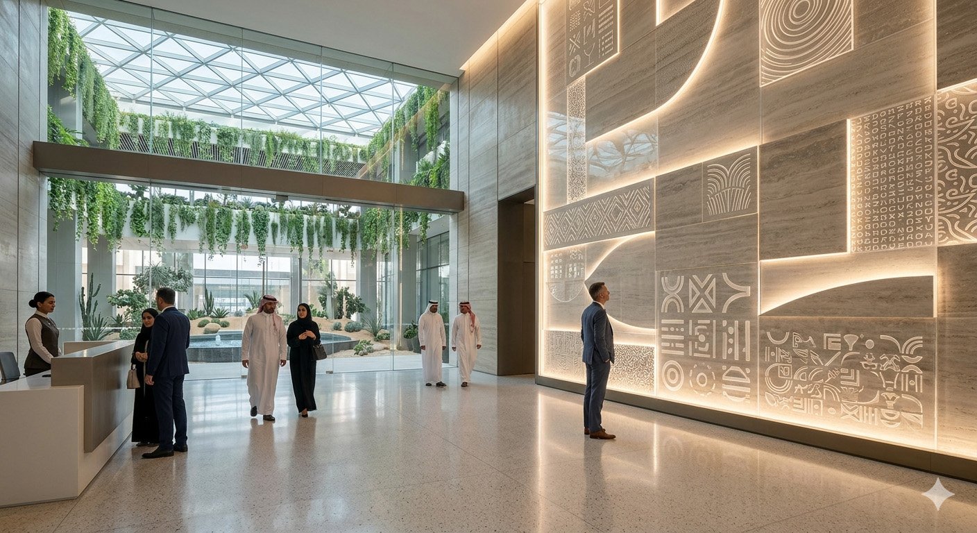 BACKLIT BRANDING WALLS