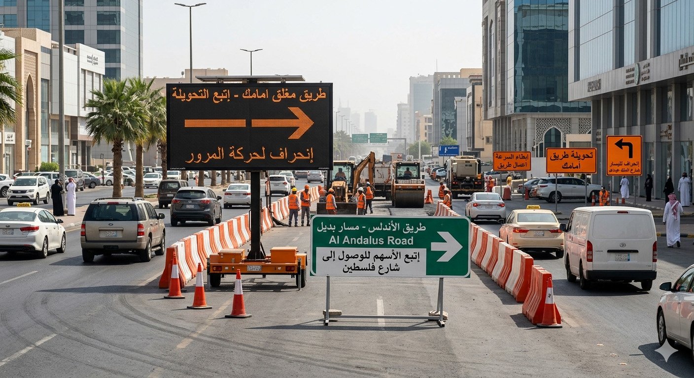 Detour Diversion Signs