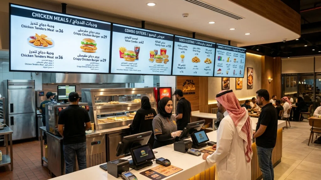 Digital and Illuminated Signage Digital Menu Boards 1024x576 1