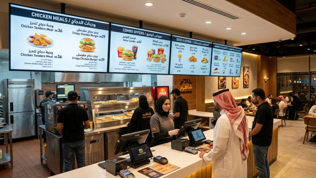 Digital and Illuminated Signage - Digital Menu Boards