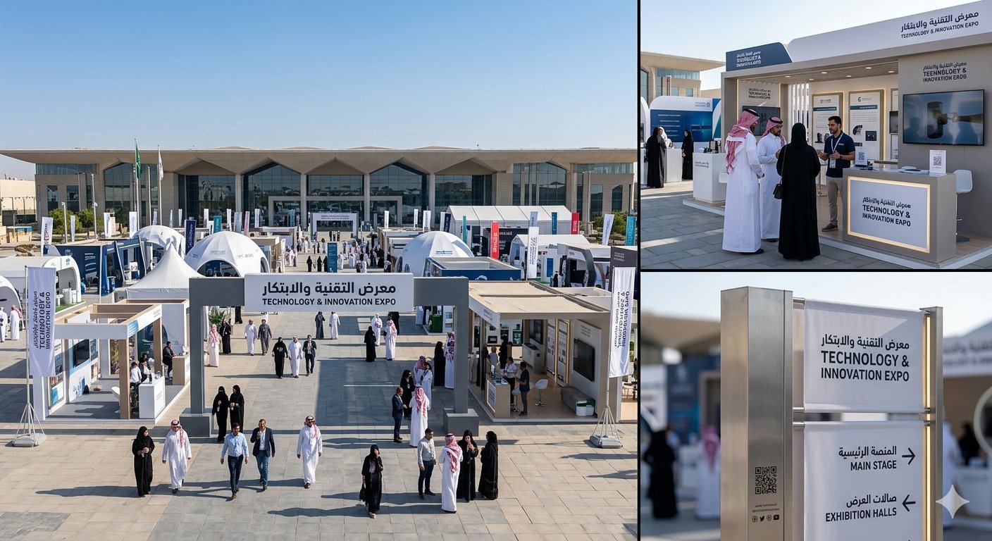 EXHIBITION OUTDOOR SIGN