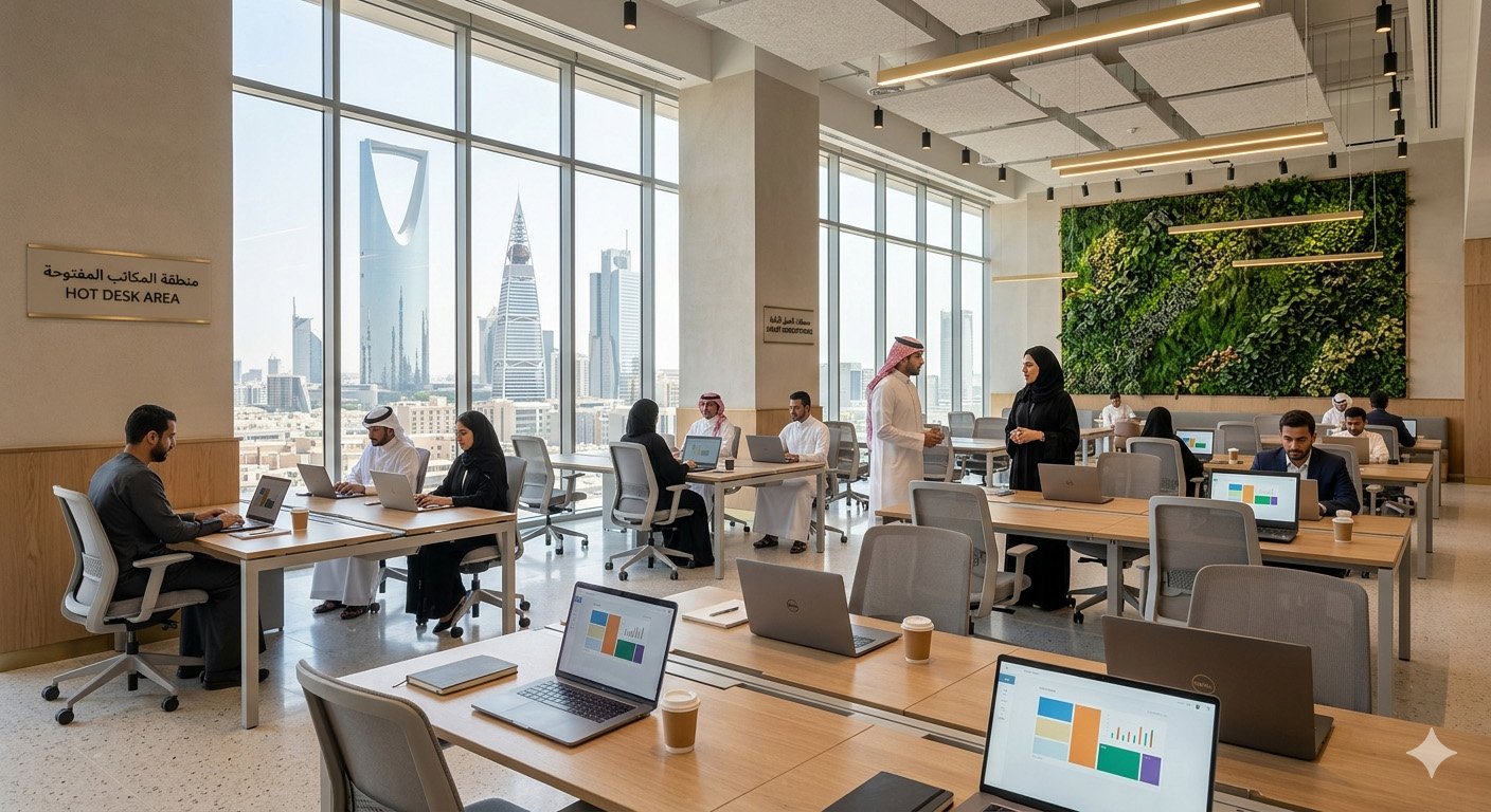Hot Desk Office Design