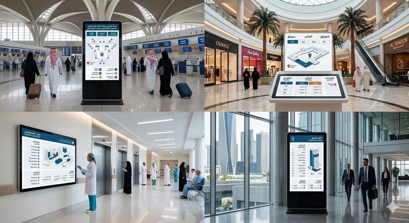 INTERACTIVE WAYFINDING SCREENS