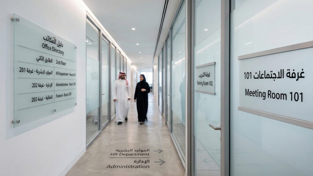 Indoor Signage - Meeting Room and Directory Signage