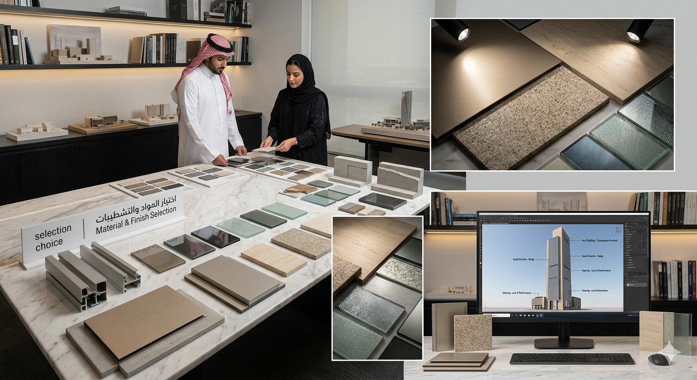 MATERIAL FINISH SELECTION