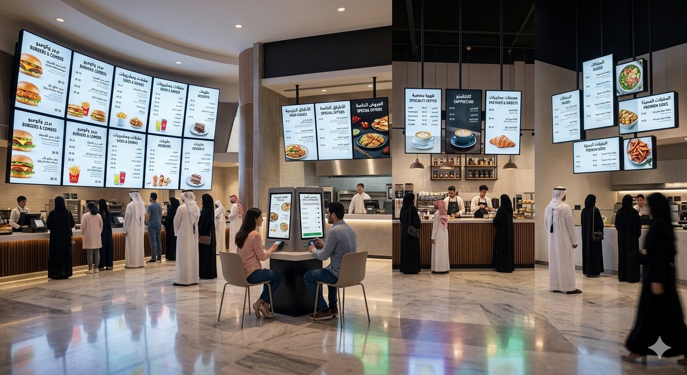 MULTI SCREEN MENU DISPLAYS