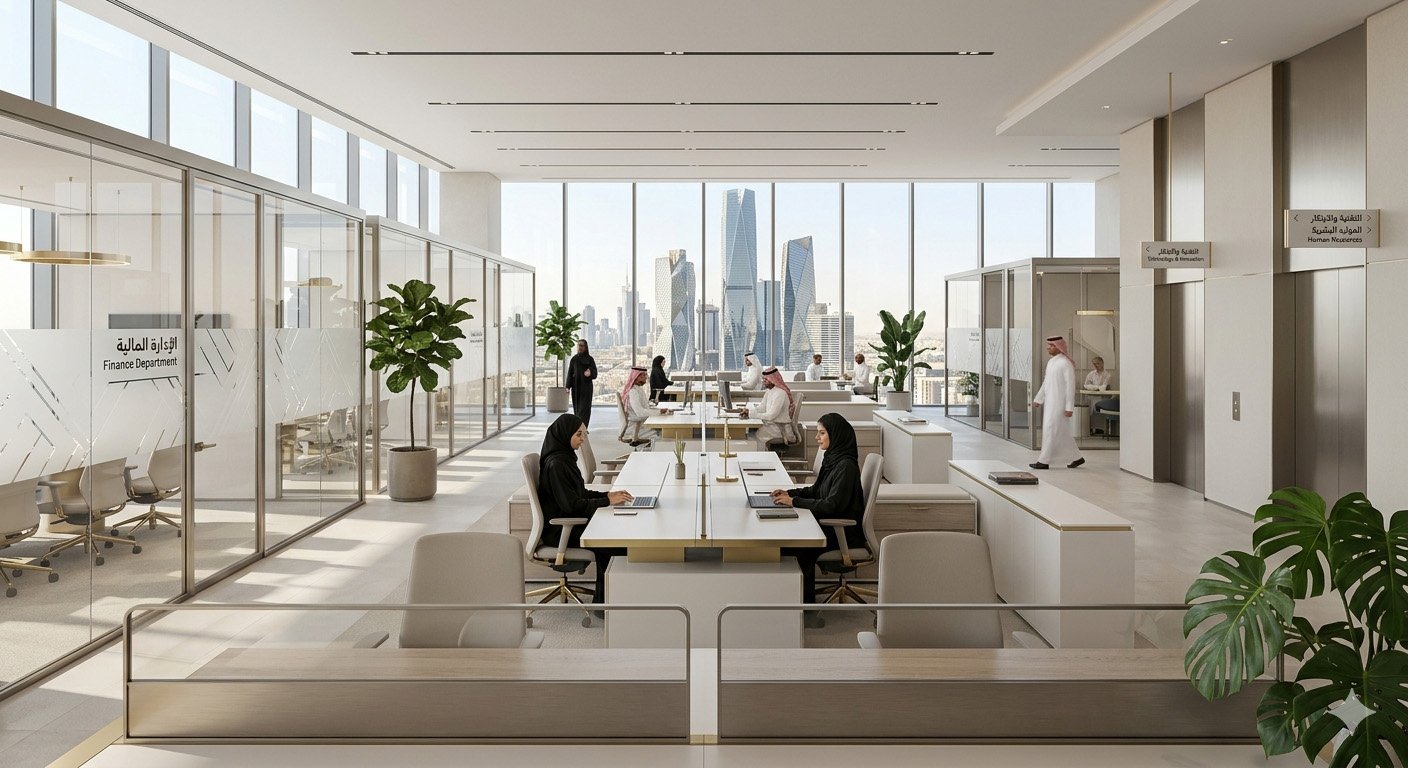 Modern Open Plan Office Layouts