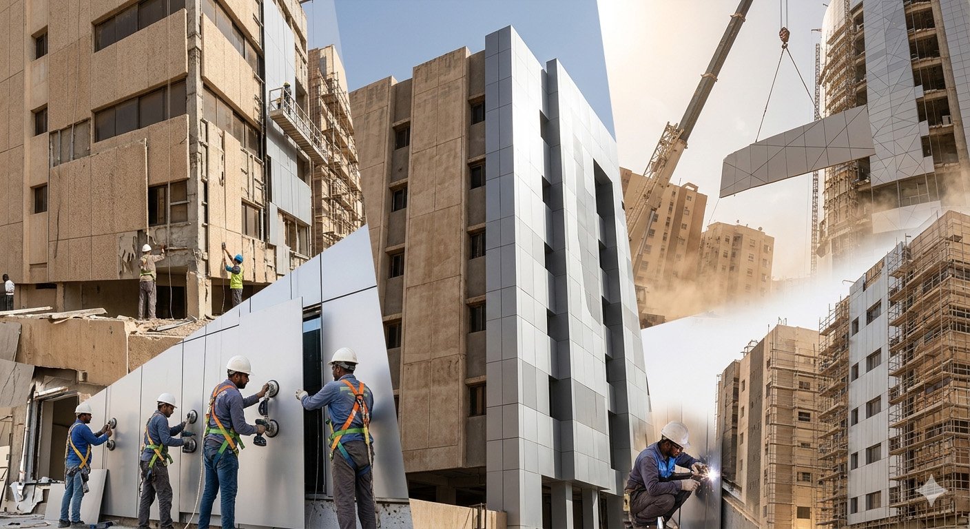 RE CLADDING WORKS
