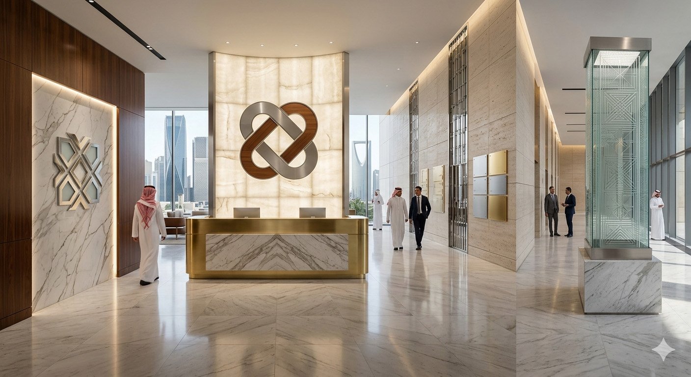 RECEPTION LOBBY BRANDING