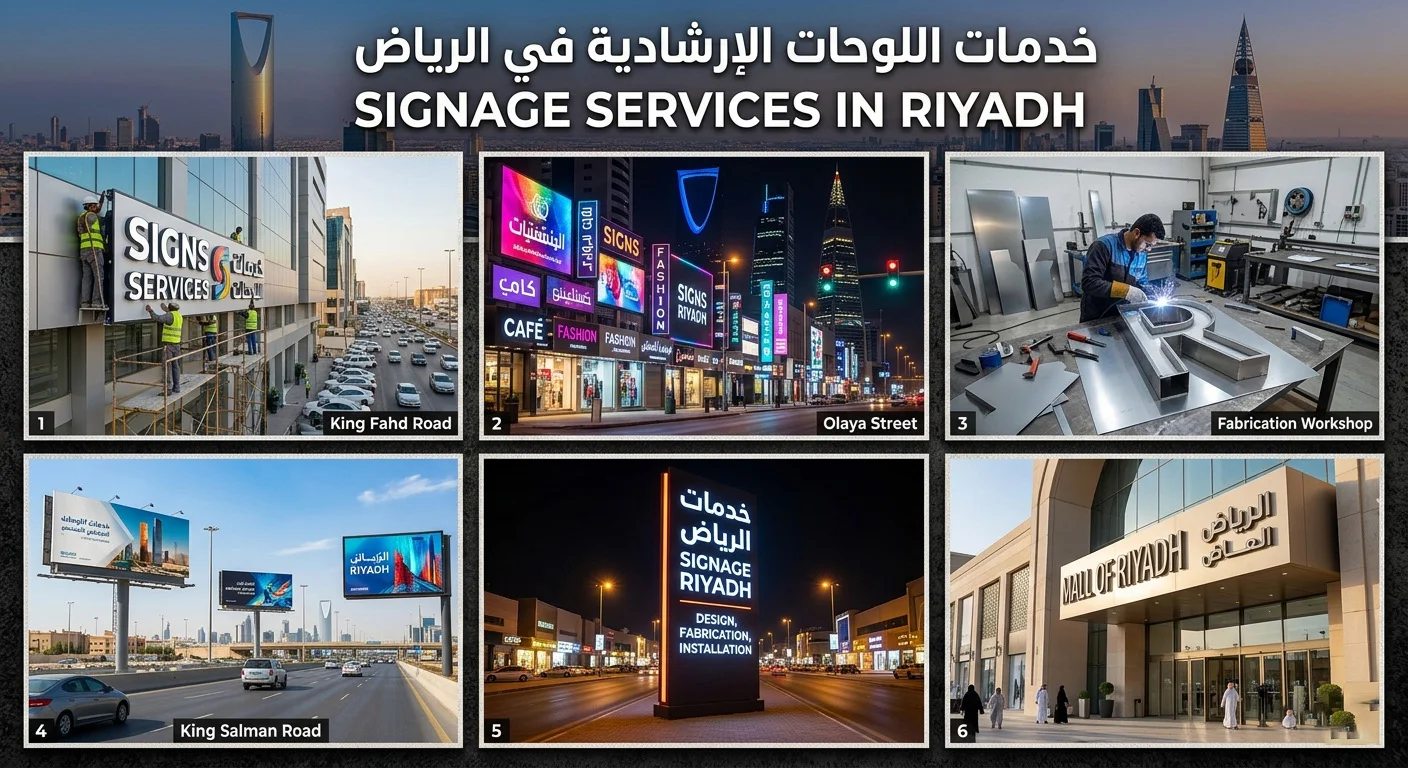 Signage Services in Riyadh