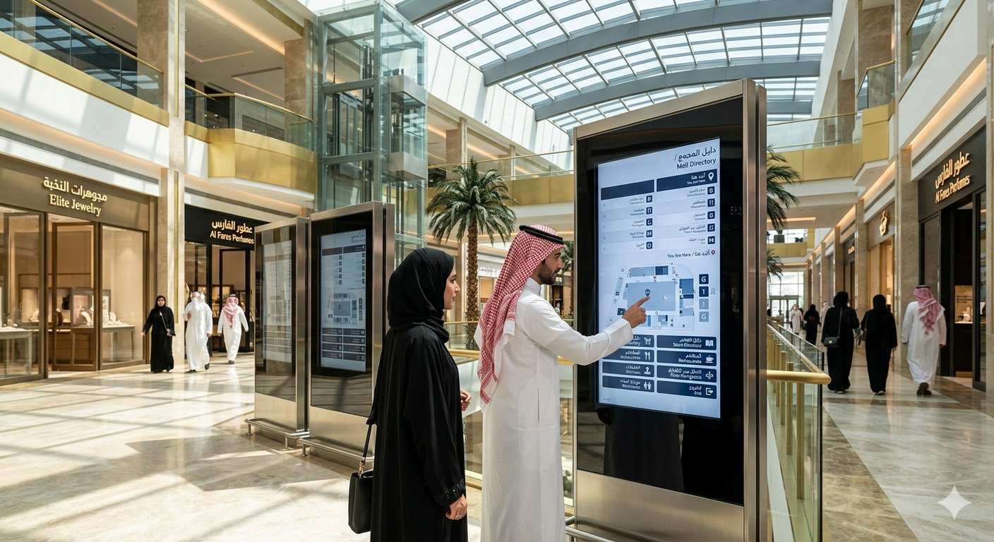 TOUCHSCREEN DIRECTORY DISPLAYS