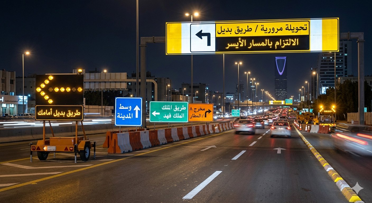 Temporary Directional Signs