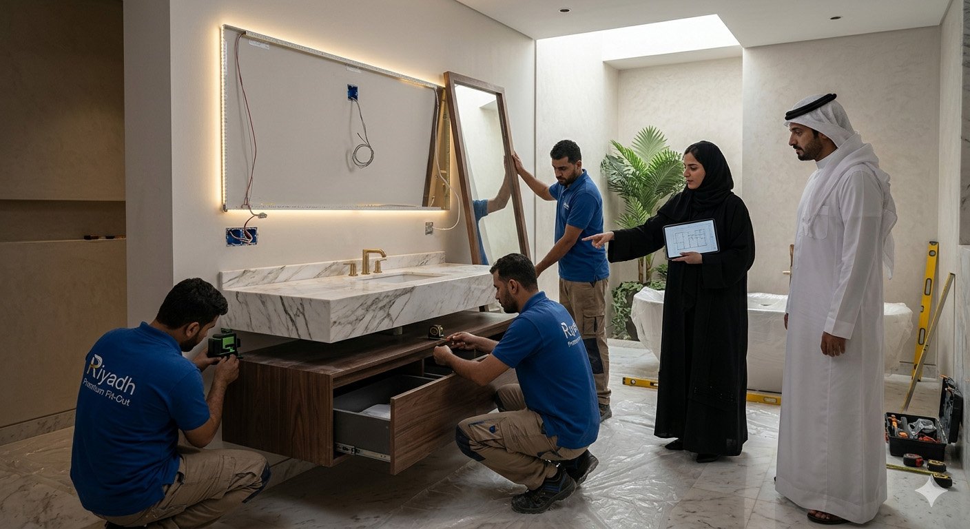 VANITY CABINET INSTALLATION