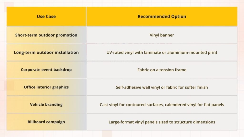 Large Format Printing Options