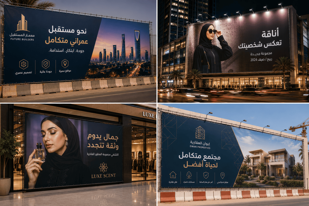 Premium flex banners