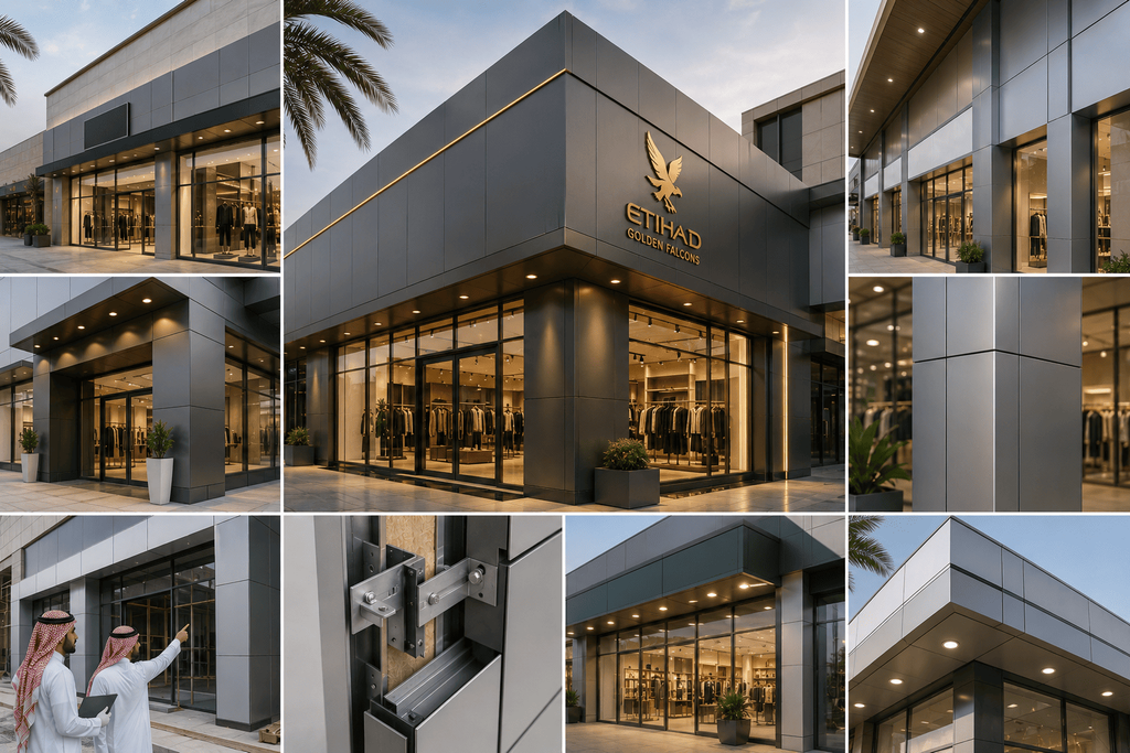 cladding for Retail Shopfronts & Commercial Units