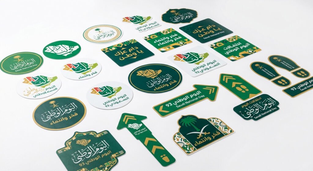 Saudi National Day &ndash; Floor Graphics Product Shot