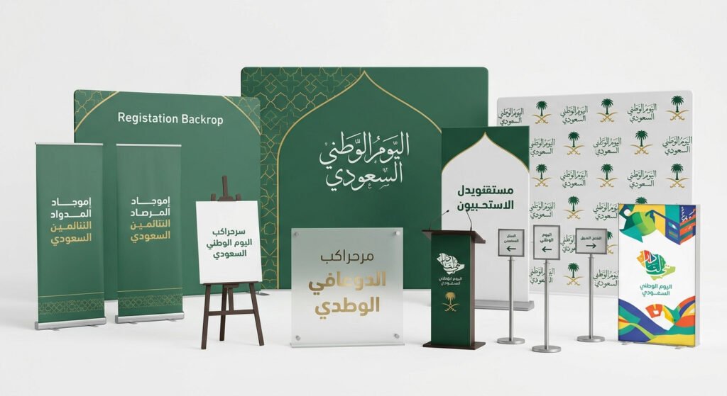 Saudi National Day &ndash; Reception Branding Kit