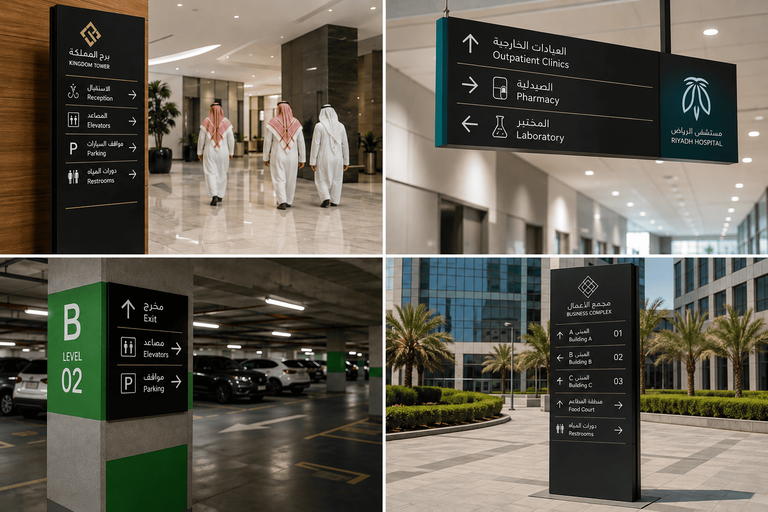 wayfinding signage in riyadh