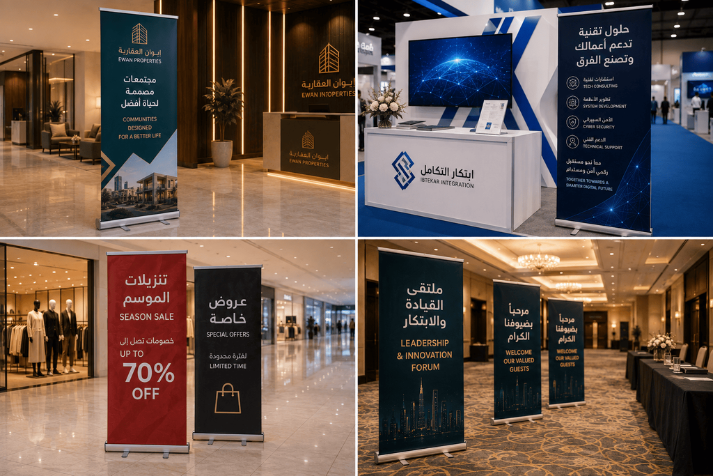 flex banner standees