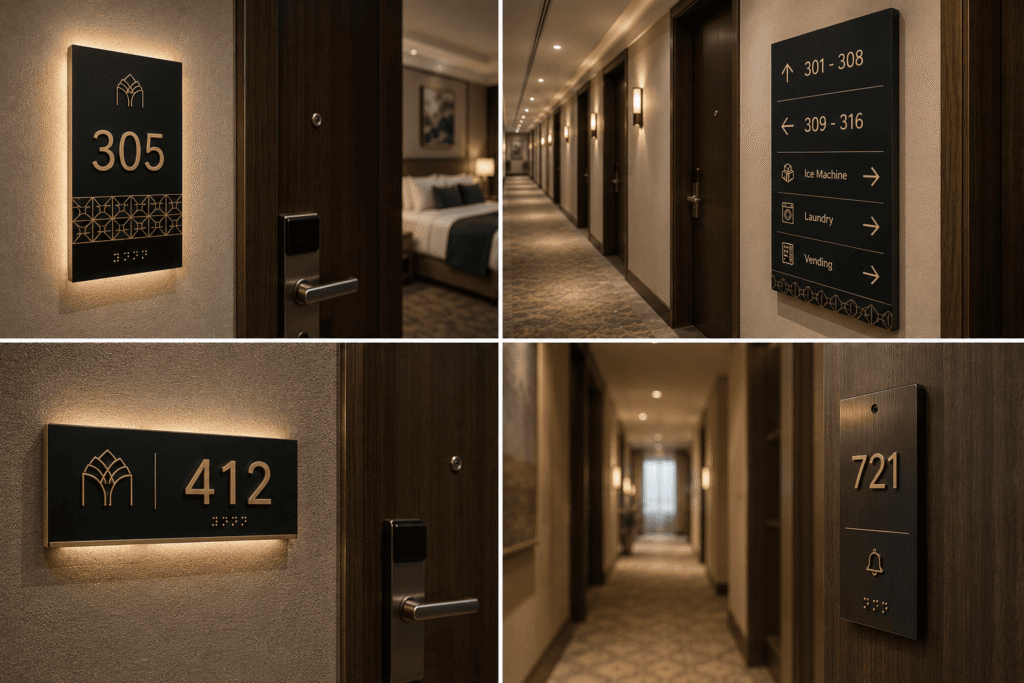 Hotel Room Signs, Door Signs & Room Numbers