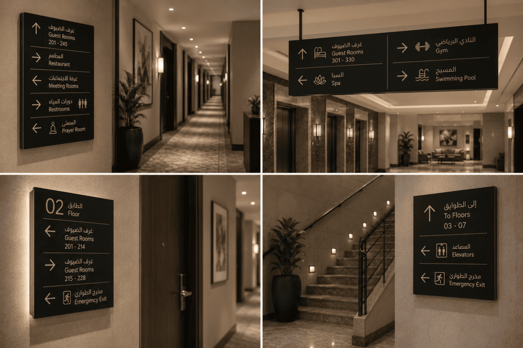 Hotel Wayfinding & Directional Signage