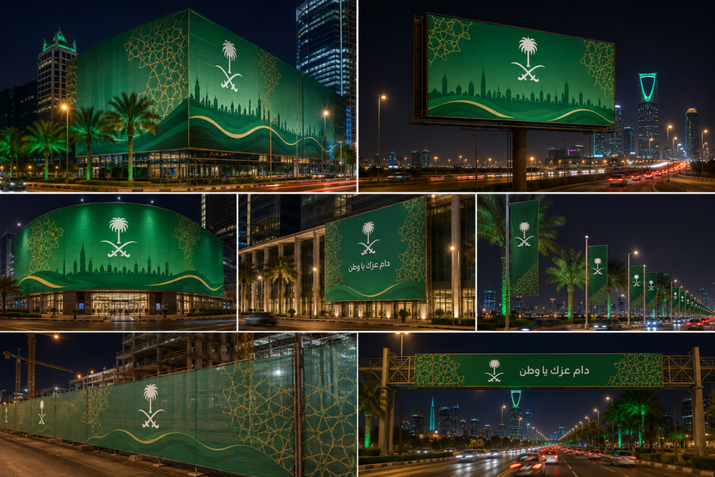 How Buildings and Streets Carry the Celebration