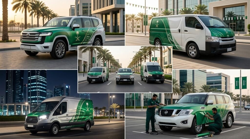 Saudi National Day Vehicle Wraps