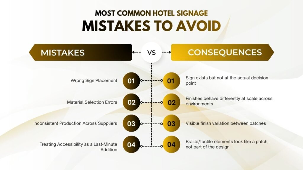 Most Common Hotel Signage Mistakes to Avoid