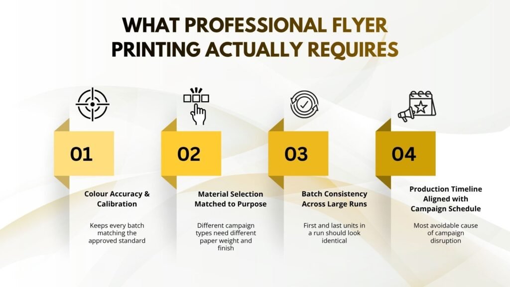 What Does Professional Flyer Printing Actually Require?