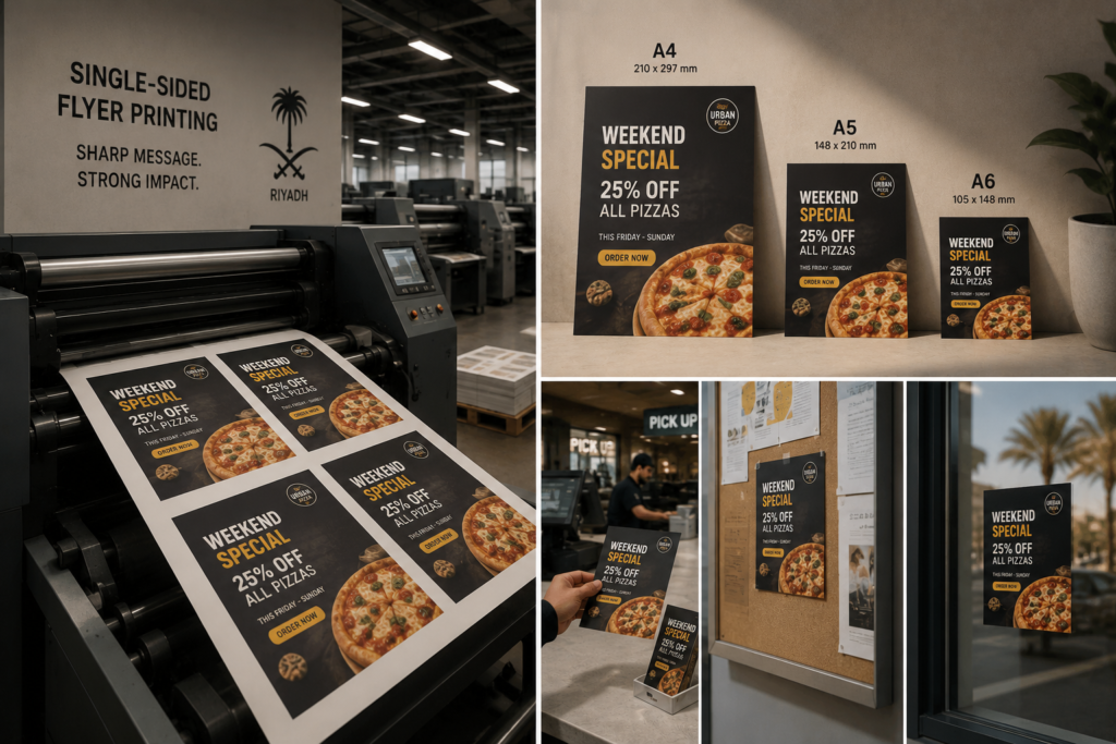 Single-sided flyers