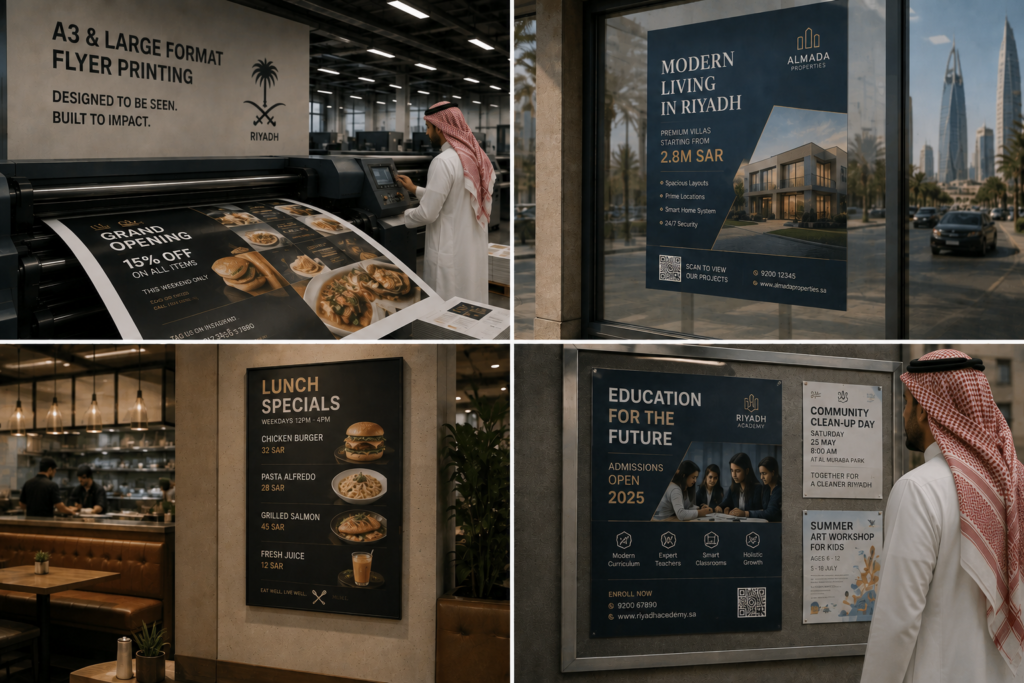 A3 flyers and large format flyers