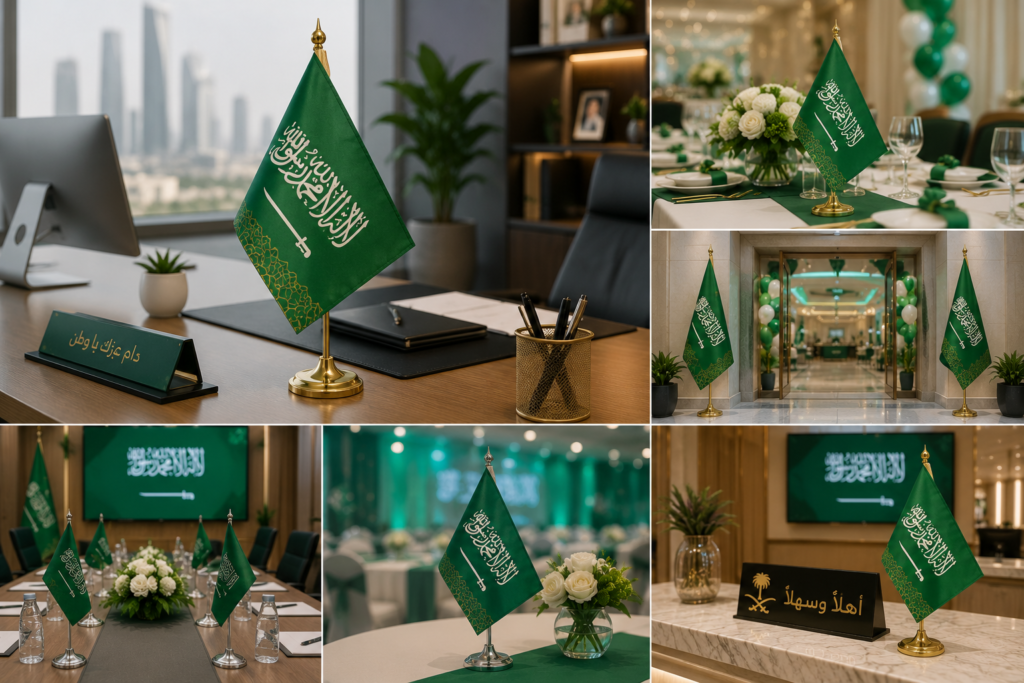 Table Flags for Desks, Tables, and Entrances