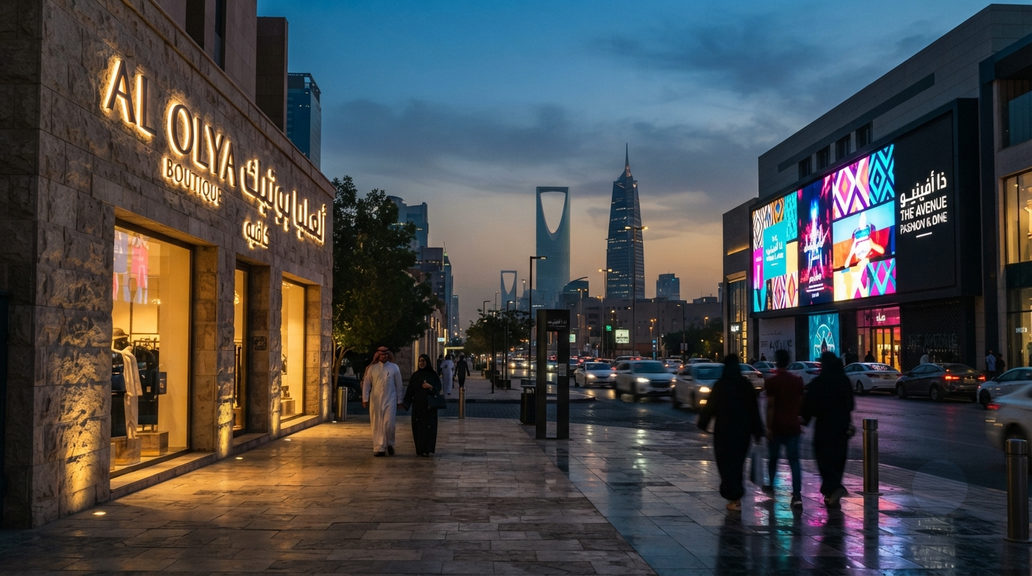 static vs digital signage in riyadh